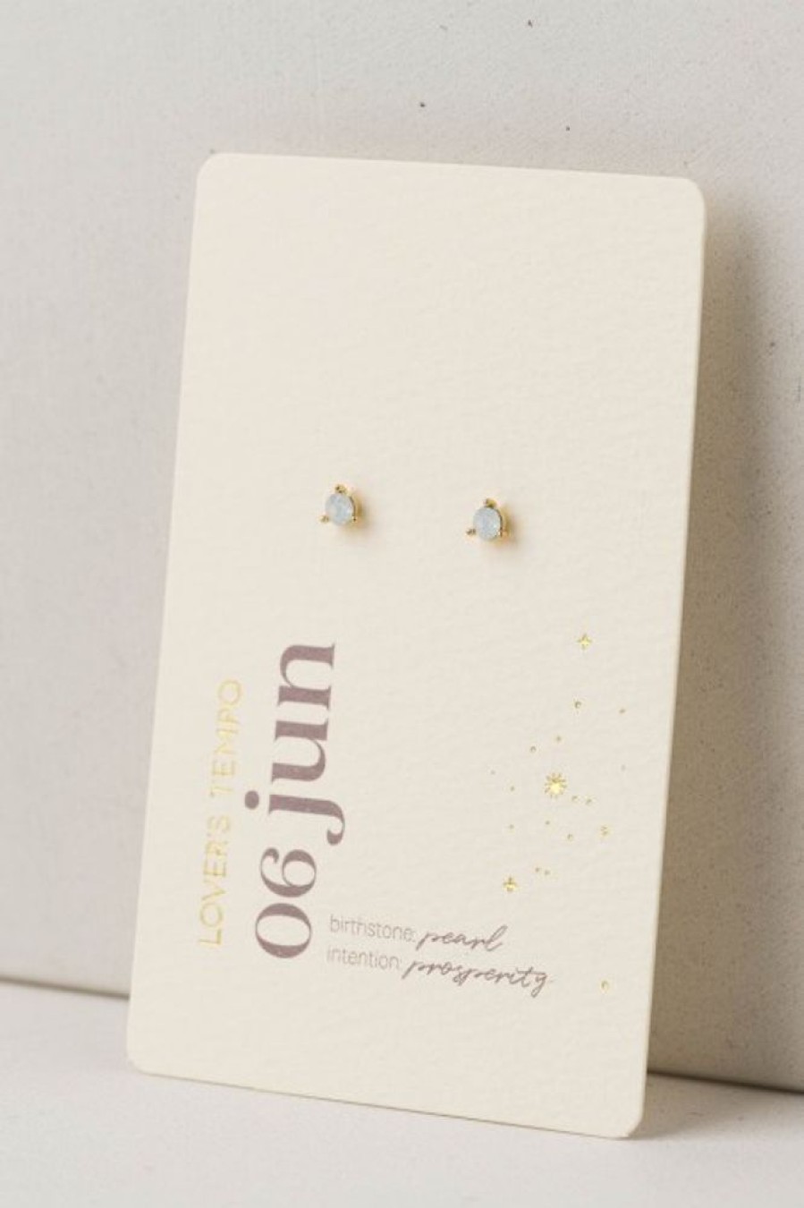 Lover's Tempo Lover'S Tempo June Kaleidoscope Birthstone Studs In Gold | Accessories