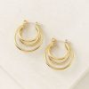 Lover's Tempo Lover'S Tempo Portia Hoops In Gold | Accessories