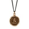 PYRRHA Pyrrha Lion Talisman In Bronze 18 | Accessories