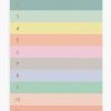 Rifle Paper Co Rifle Paper Co. Numbered Color Block Memo Notepad | Office