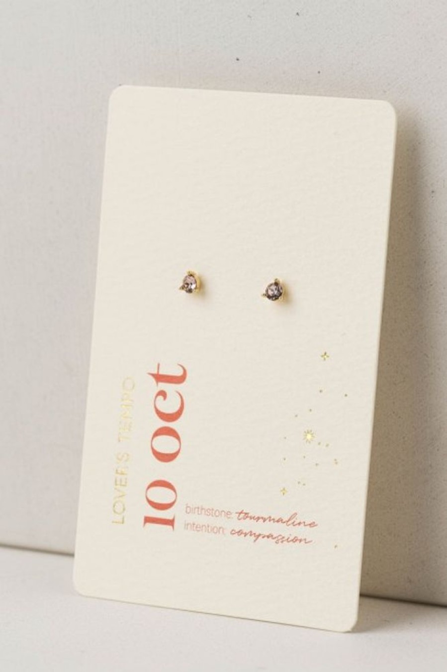 Lover's Tempo Lover'S Tempo October Kaleidoscope Birthstone Studs In Gold | Accessories