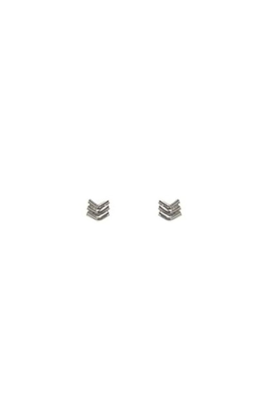 Mimi & Marge Mimi & Marge New Arrow Stud In Silver | Accessories