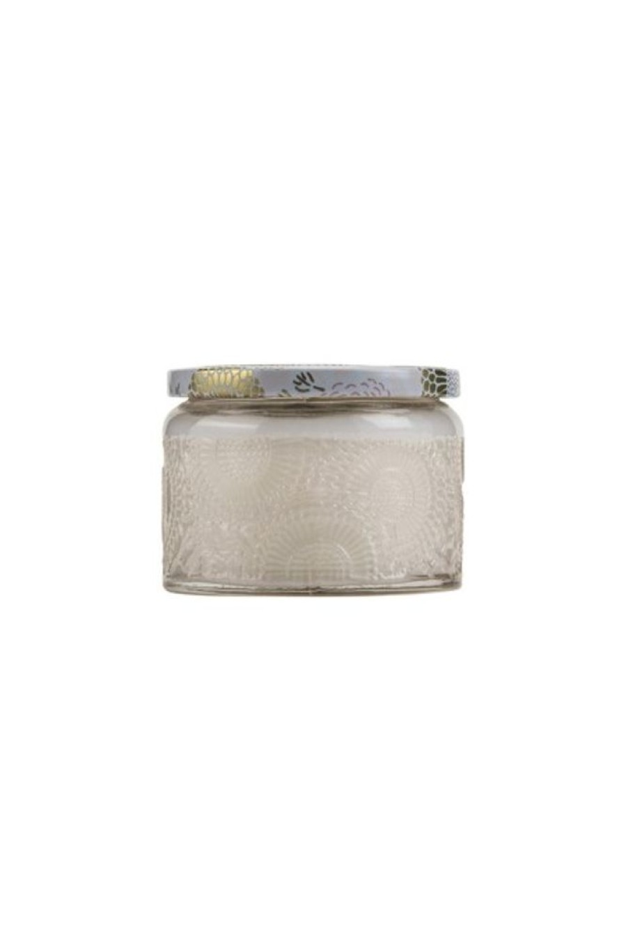 Voluspa Voluspa Small Embossed Jar Candle In Panjoree Lyche | Home Decor