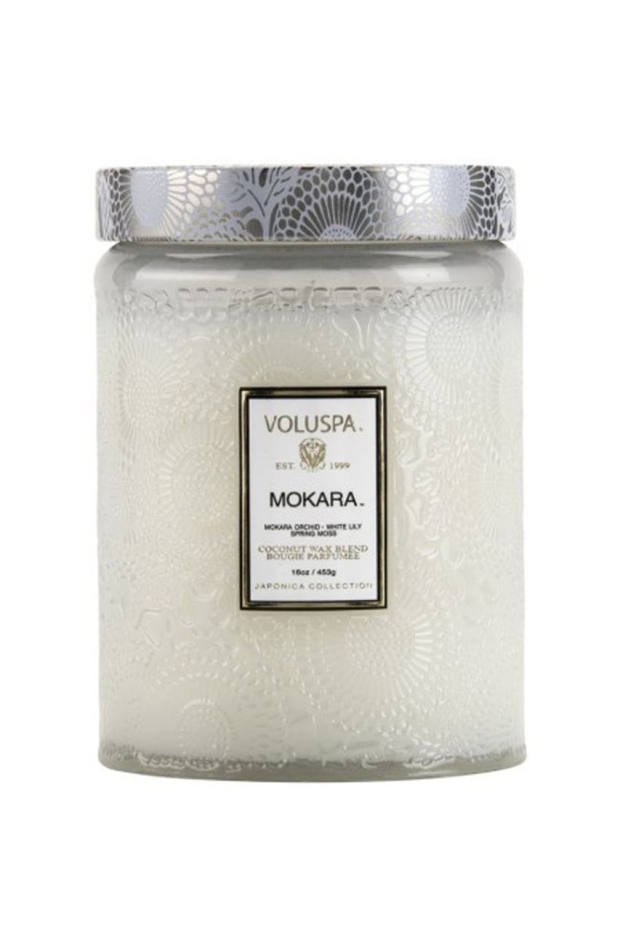 Voluspa Voluspa Large Glass Jar Candle In Mokara | Home Decor