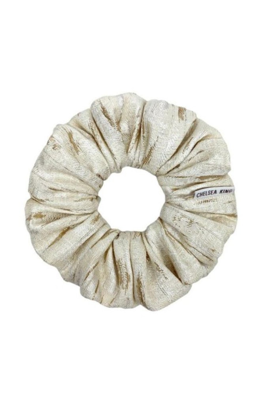 Chelsea King Chelsea King Parella Jacquard Scrunchie In Champagne | Beauty