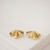 Lover's Tempo Lover'S Tempo Contour Stud Earrings In Gold | Accessories