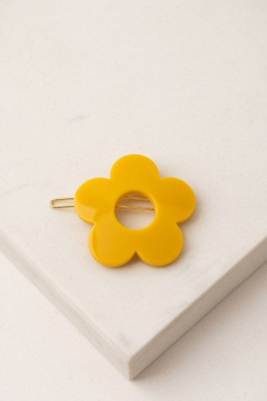 Lover's Tempo Lover'S Tempo Daisy Hair Clip In Mustard | Beauty