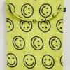 Baggu Baggu Puffy Laptop Sleeve 16 In Yellow Happy | Tech & Travel