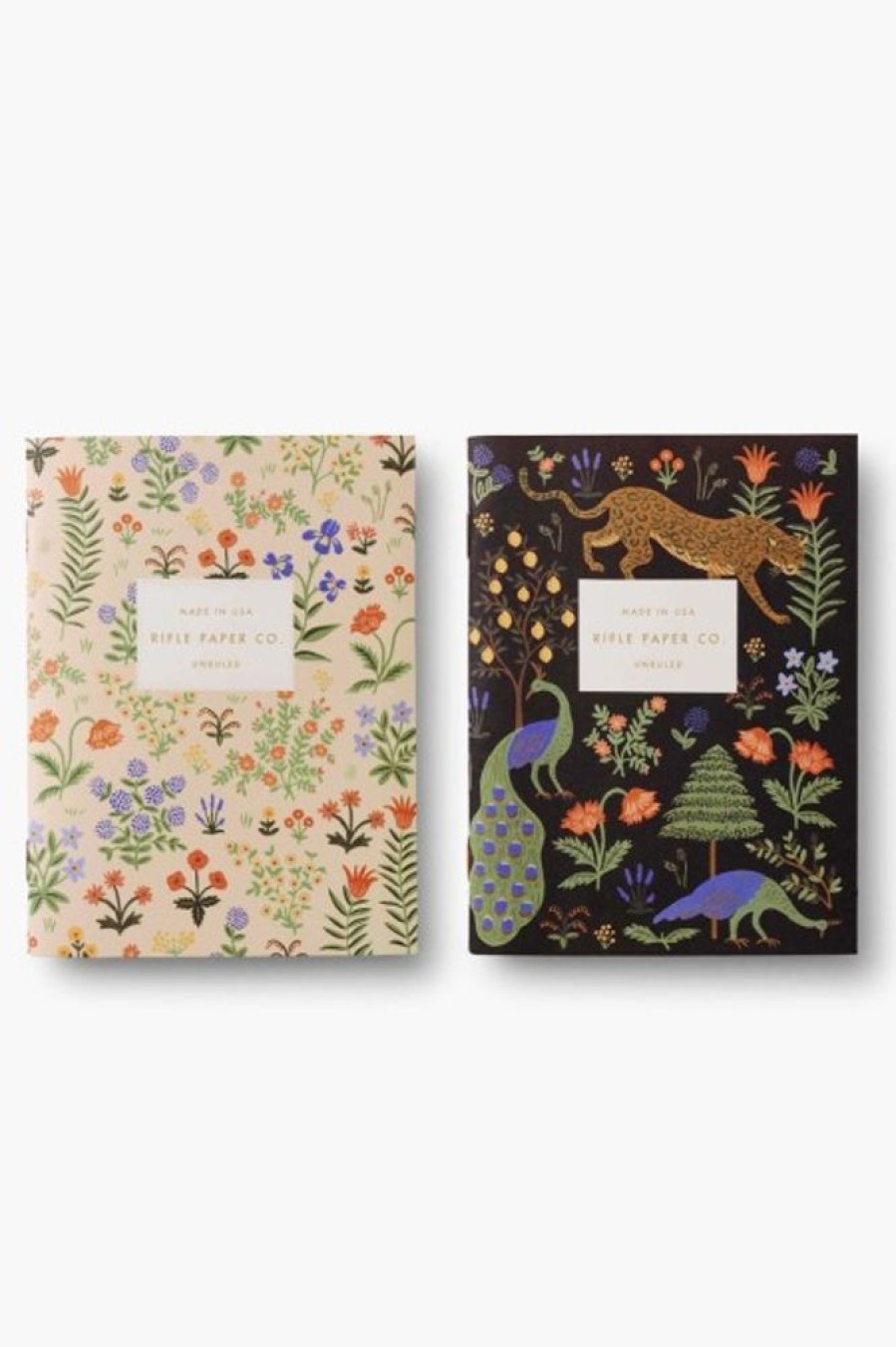 Rifle Paper Co Rifle Paper Co. Pair Of 2 Menagerie Pocket Notebooks | Office