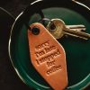 MISFIT MADE GOODS Misfit Sorry I'M Late Leather Motel Keychain | Tech & Travel