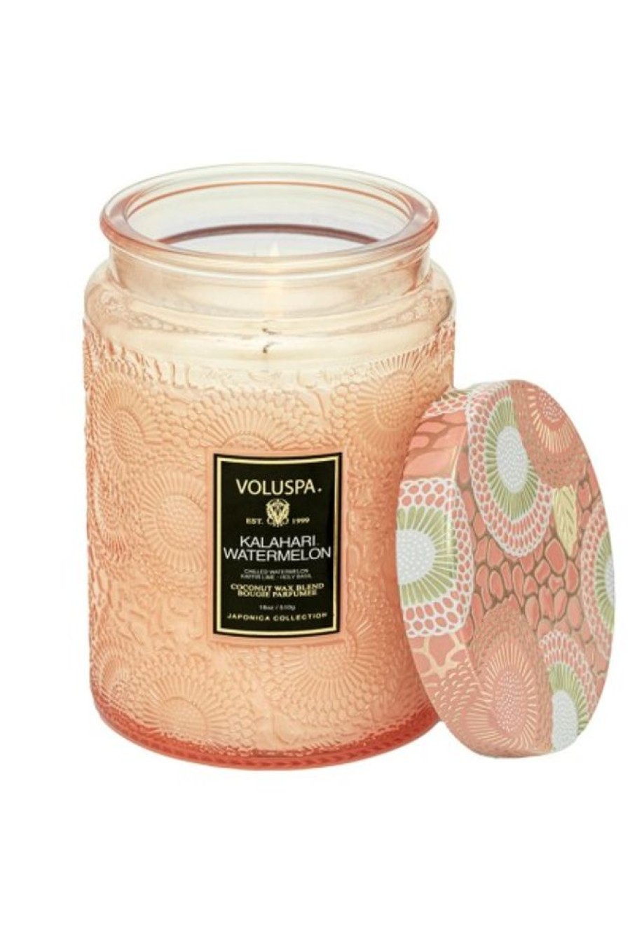 Voluspa Voluspa Large Glass Jar Candle In Kalahari Watermelon | Home Decor