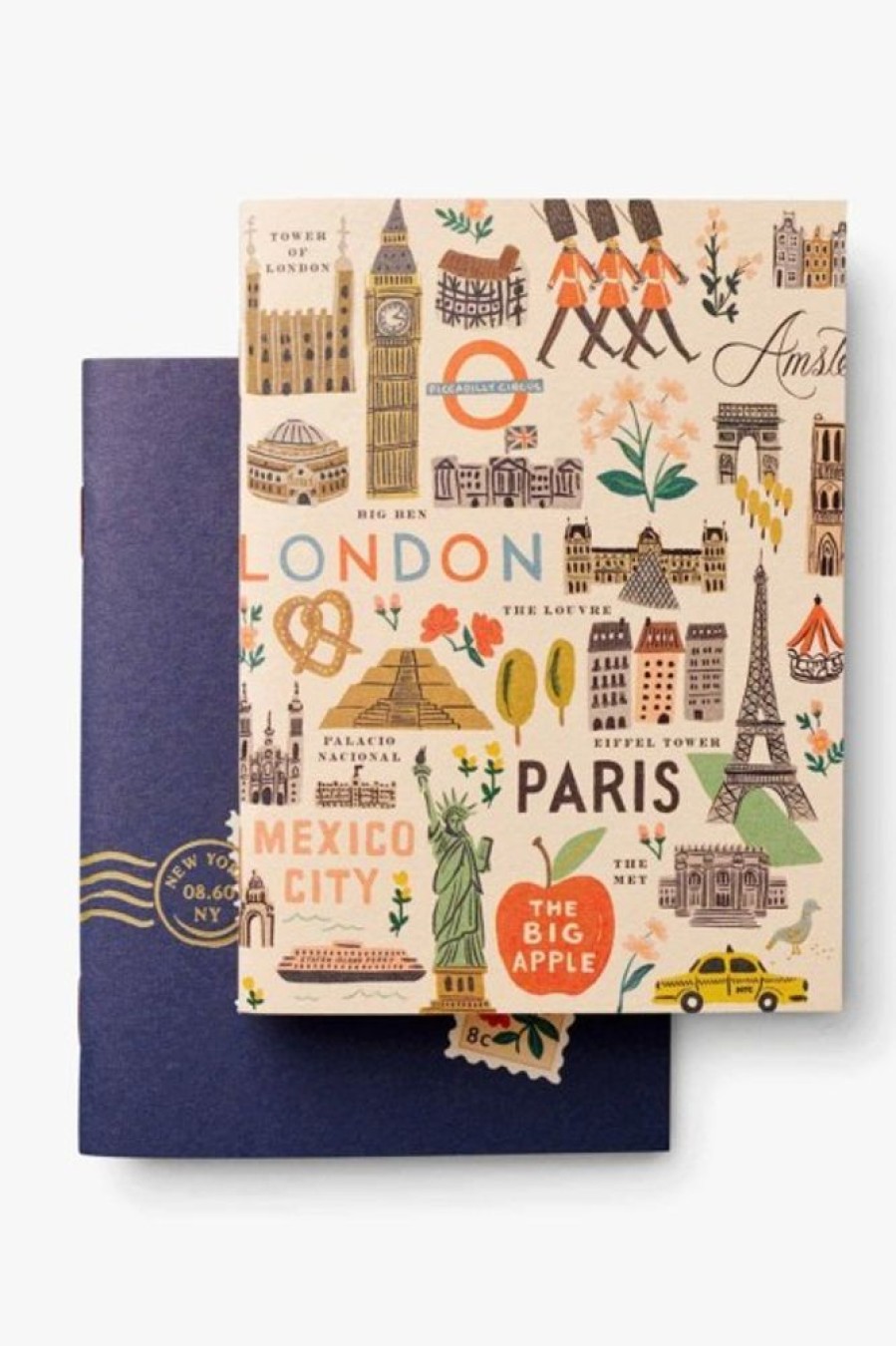 Rifle Paper Co Rifle Paper Co. Pair Of 2 Bon Voyage Pocket Notebooks | Office