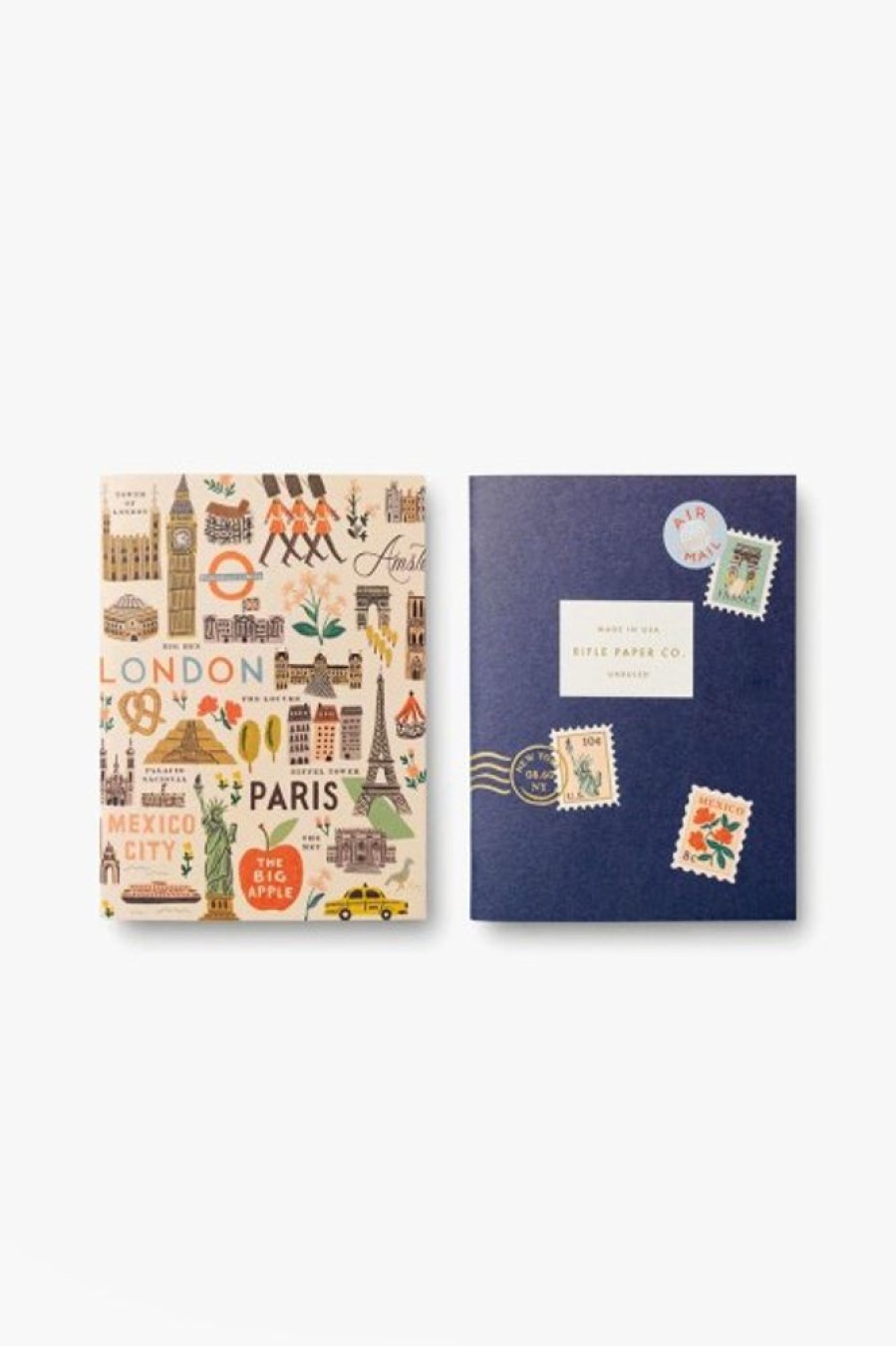 Rifle Paper Co Rifle Paper Co. Pair Of 2 Bon Voyage Pocket Notebooks | Office