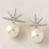 Lover's Tempo Lover'S Tempo Etoile Star Pearl Studs In Silver | Accessories