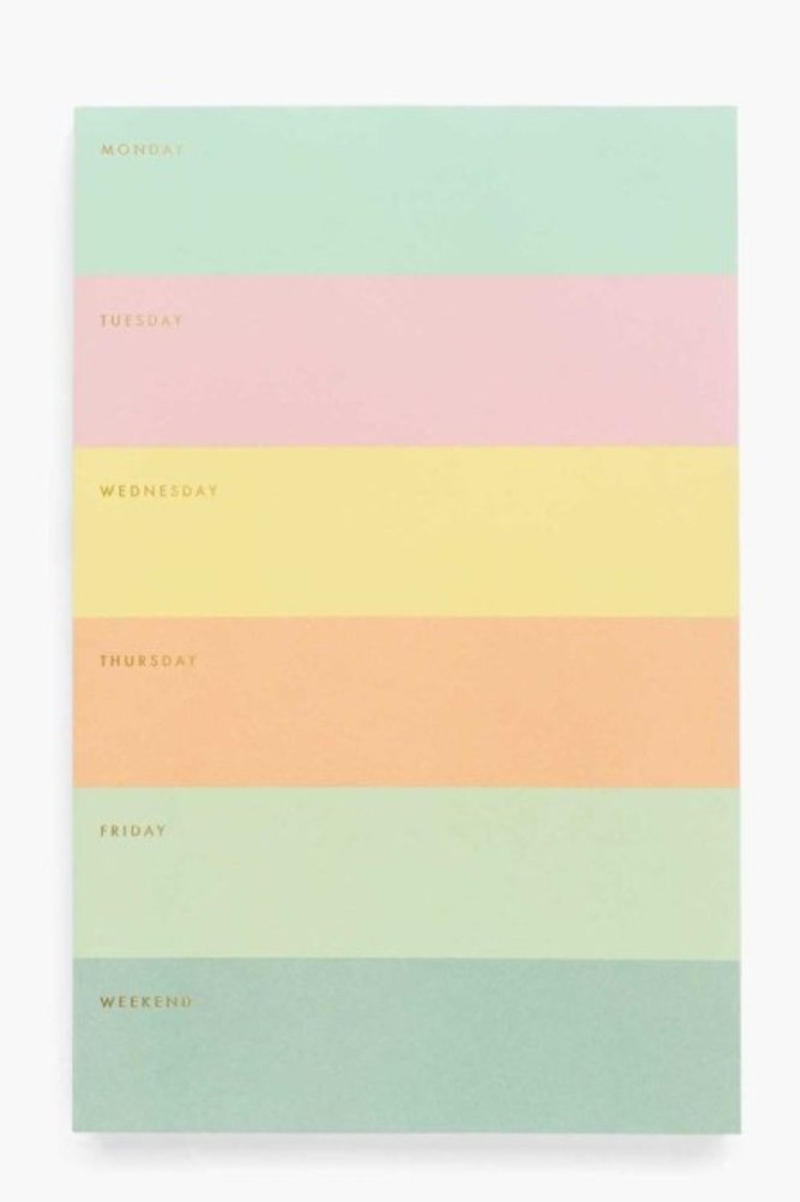 Rifle Paper Co Rifle Paper Co. Color Block Weekly Memo Notepad | Office