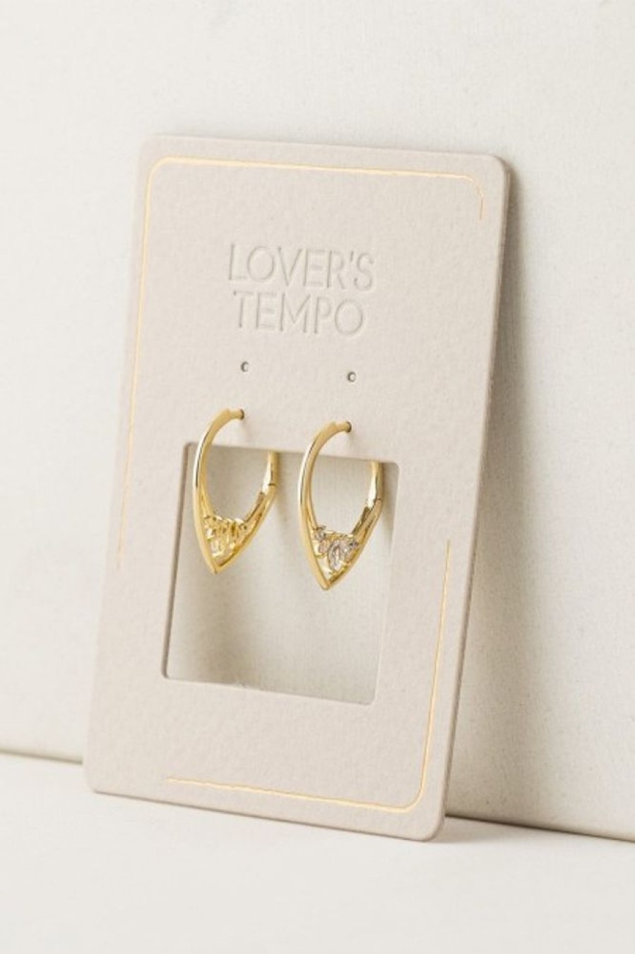 Lover's Tempo Lover'S Tempo Aria Hoop In Clear | Accessories