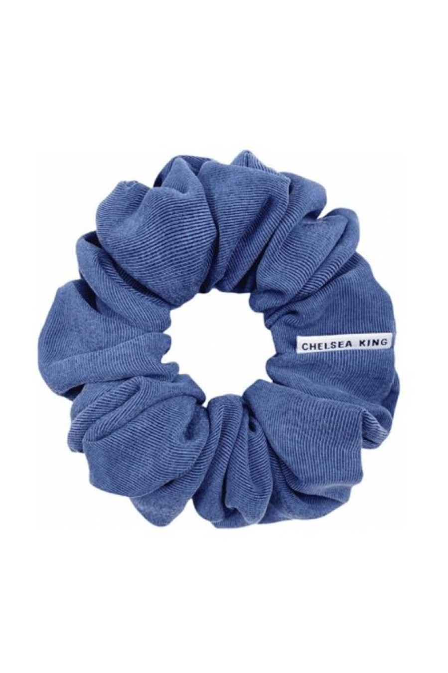 Chelsea King Chelsea King Luxe Scrunchie In Yale Blue | Beauty