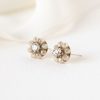 Lover's Tempo Lover'S Tempo Forget Me Not Stud Earrings In Creme | Accessories