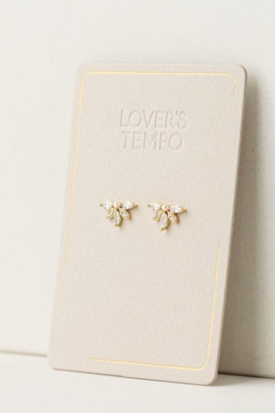 Lover's Tempo Lover'S Tempo Harlowe Posts In Gold | Accessories