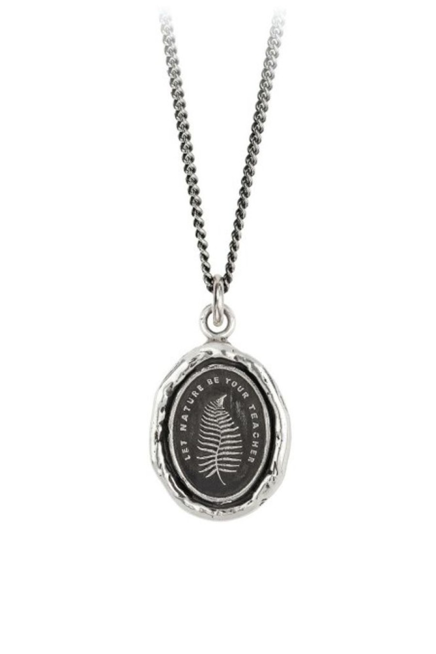 PYRRHA Pyrrha Let Nature Be Your Teacher Talisman In Sterling Silver 18 | Accessories