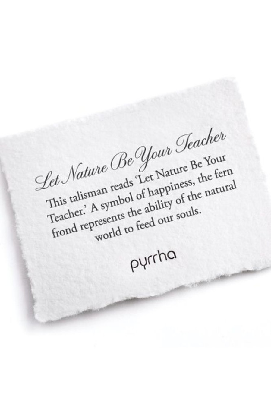 PYRRHA Pyrrha Let Nature Be Your Teacher Talisman In Sterling Silver 18 | Accessories