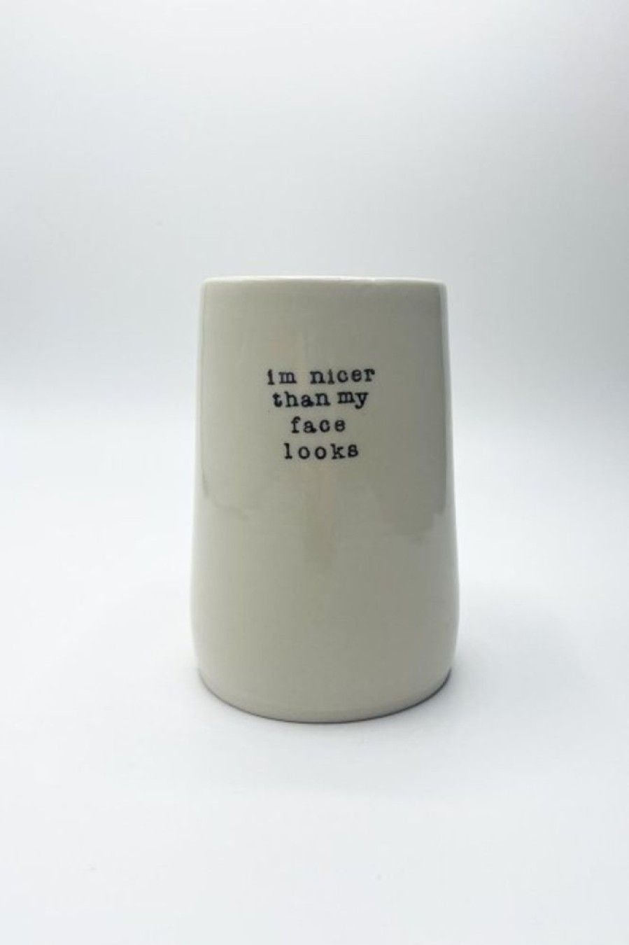 WHEELHOUSE STUDIO Wheelhouse Studio 'I'M Nicer Than My Face Looks' Mug | Home Decor