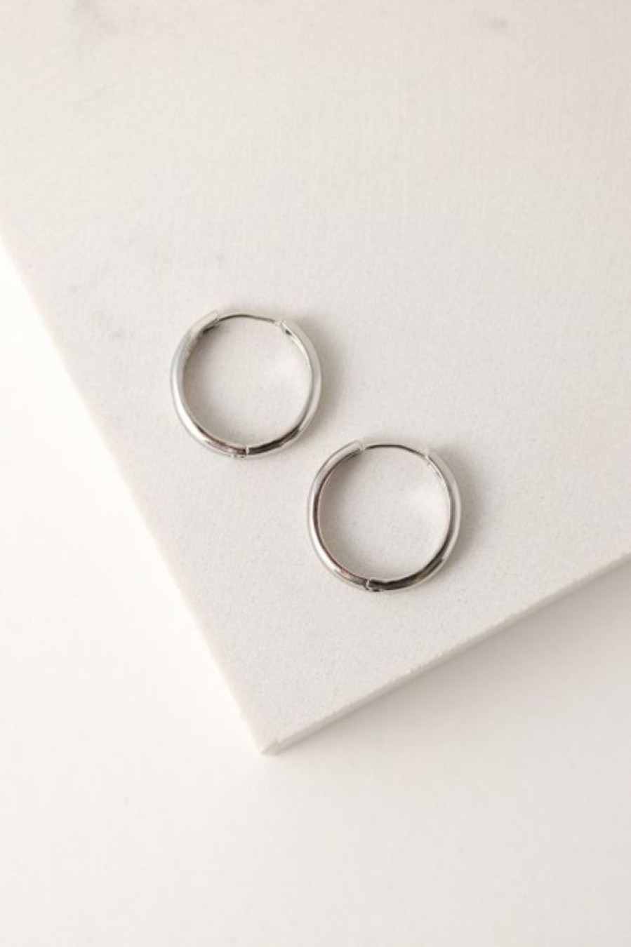 Lover's Tempo Lover'S Tempo Bea 20Mm Hoop Earrings In Silver | Accessories