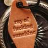 MISFIT MADE GOODS Misfit Ray Of Sunshine Leather Motel Keychain | Tech & Travel