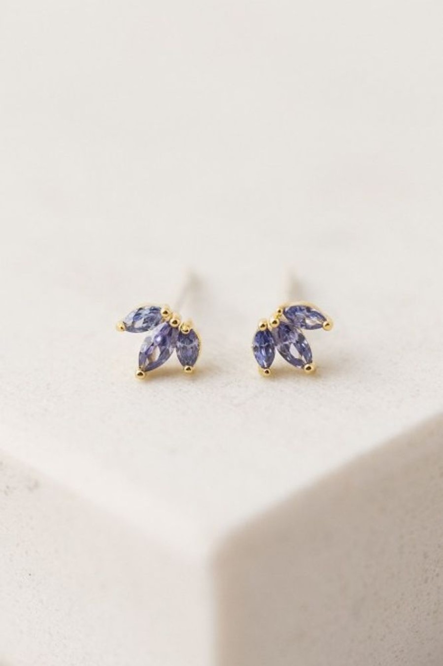 Lover's Tempo Lover'S Tempo Tiara Stud Earrings In Royal | Accessories