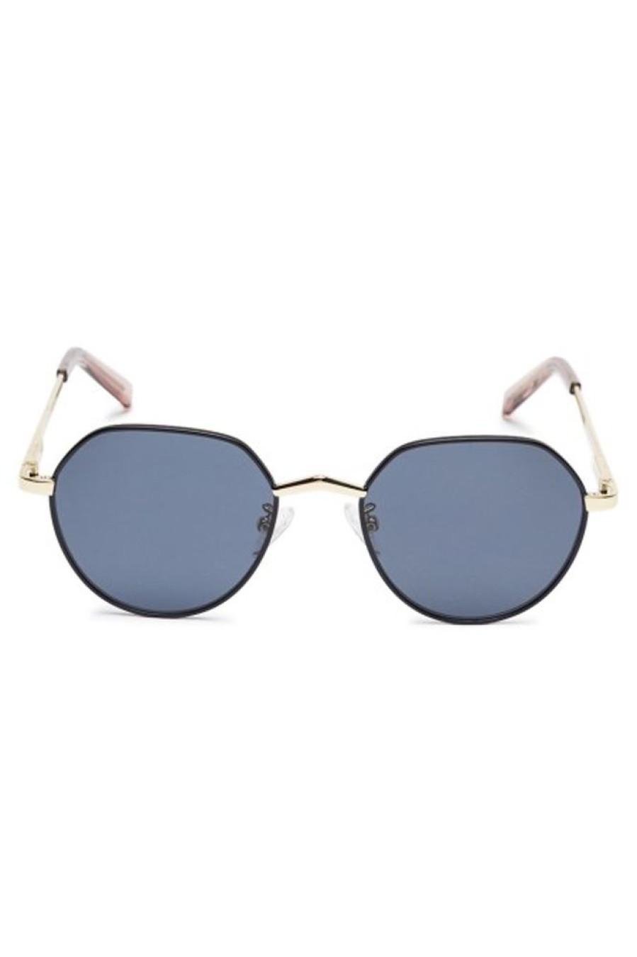 LE SPECS Le Specs New Fangle Sunnies In Black + Gold | Accessories