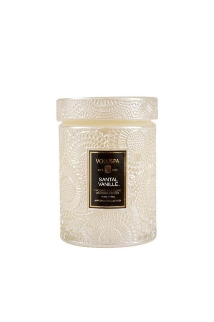 Voluspa Voluspa Mini Glass Jar Candle In Santal Vanille | Home Decor