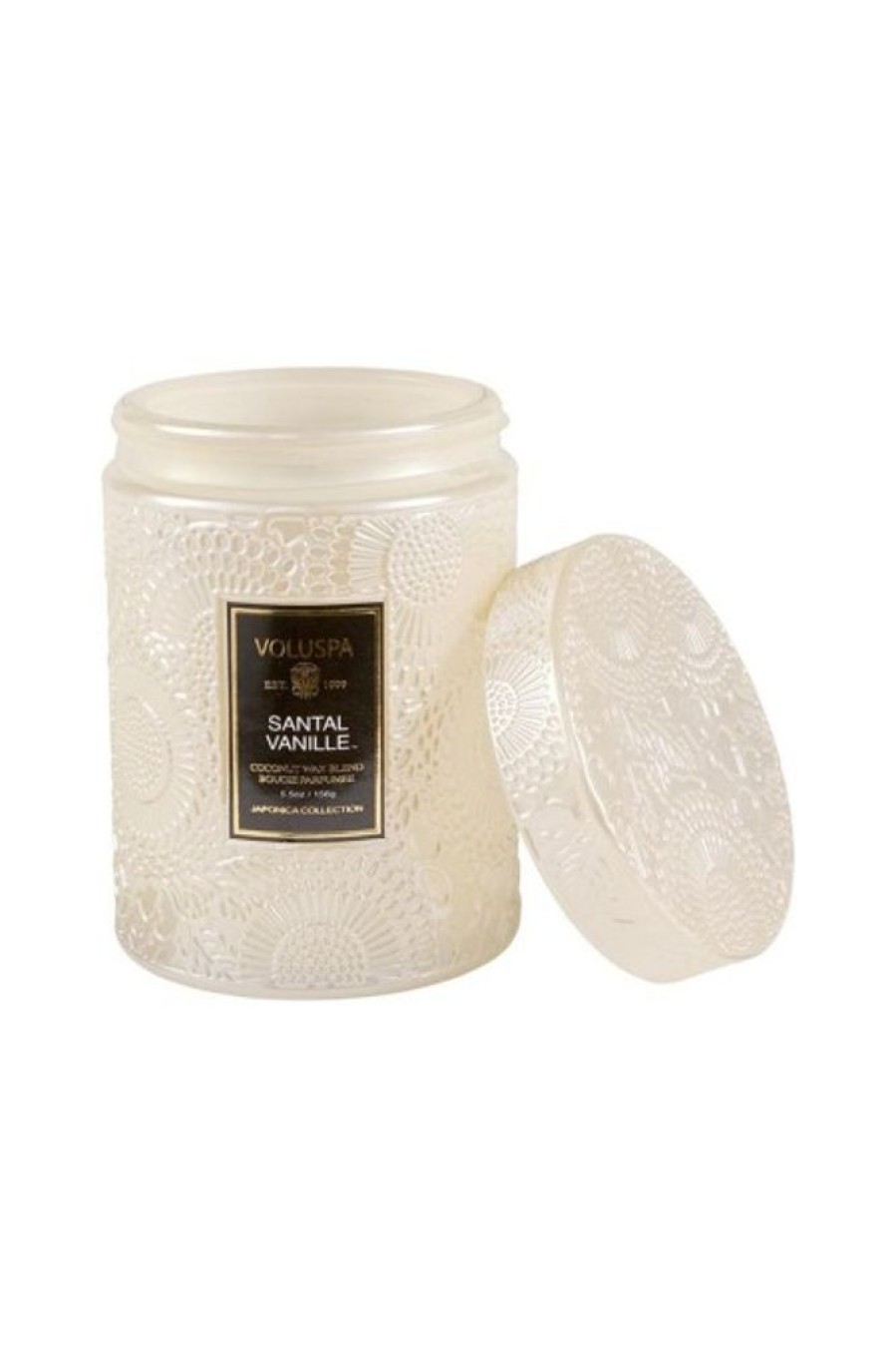 Voluspa Voluspa Mini Glass Jar Candle In Santal Vanille | Home Decor