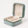 Lover's Tempo Lover'S Tempo Bon Voyage Square Jewelry Box In Sage | Accessories