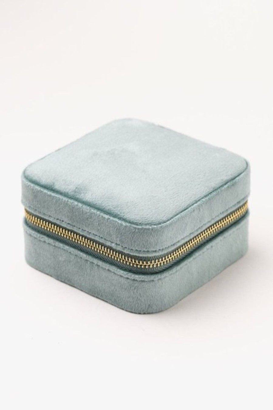 Lover's Tempo Lover'S Tempo Bon Voyage Square Jewelry Box In Sage | Accessories