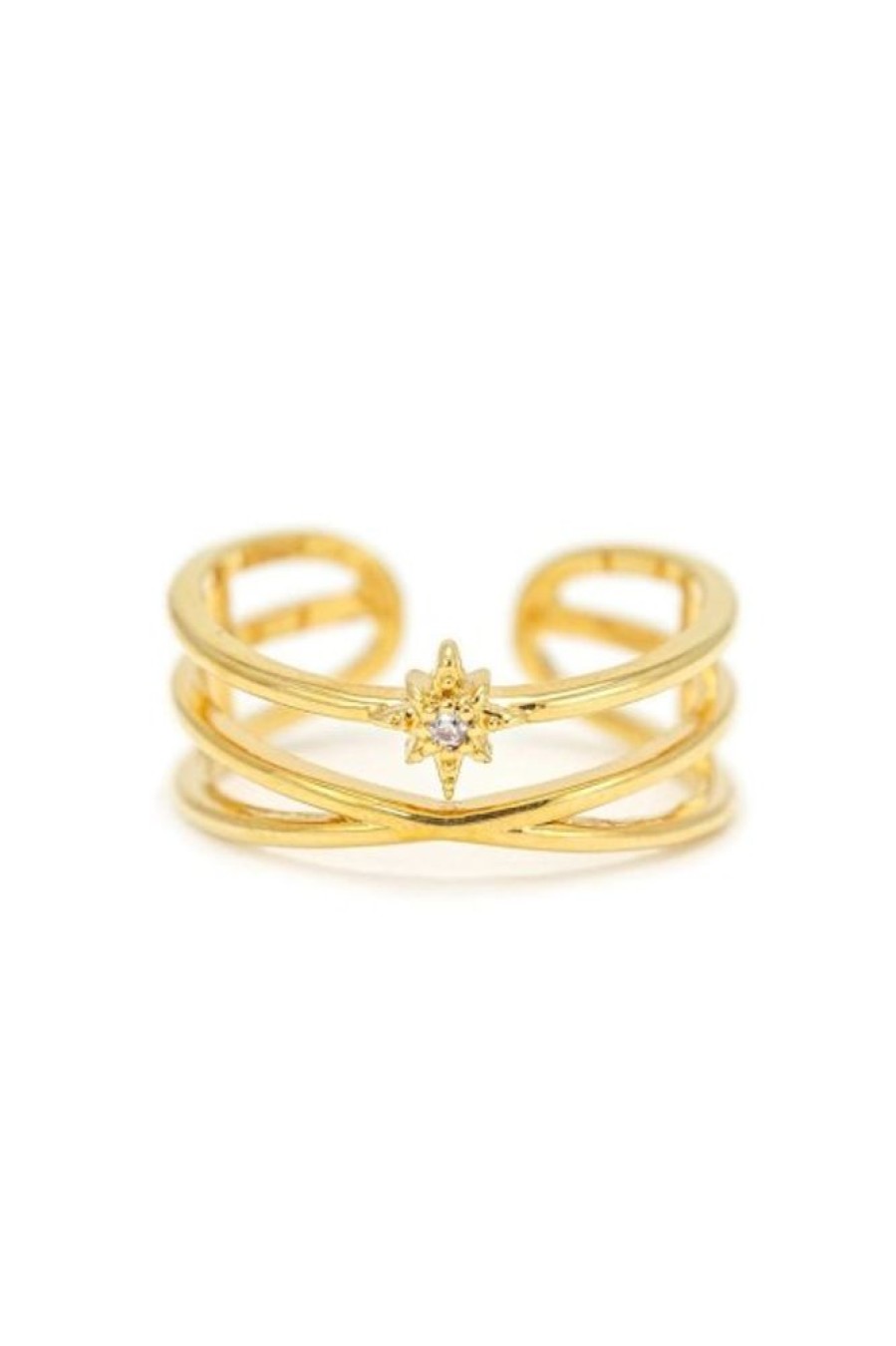 Lover's Tempo Lover'S Tempo Starburst Fortuna Ring In Gold | Accessories