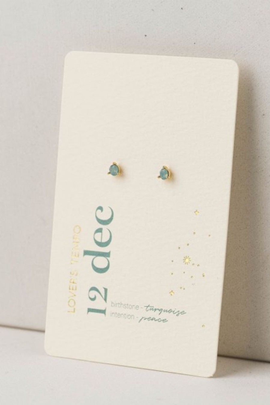 Lover's Tempo Lover'S Tempo December Kaleidoscope Birthstone Studs In Gold | Accessories