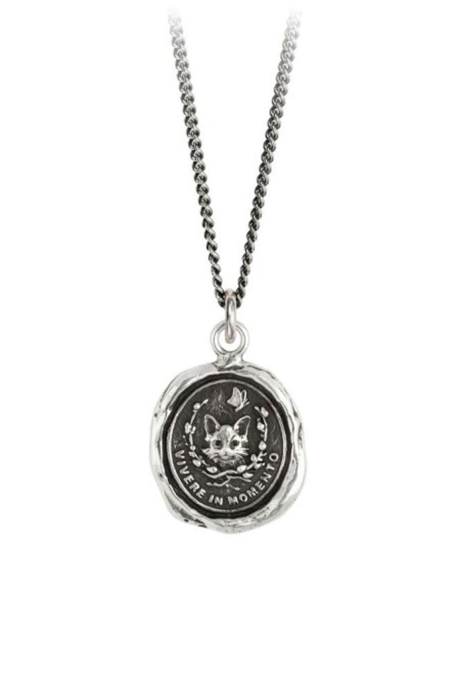 PYRRHA Pyrrha Live In The Moment Talisman In Silver 18 | Accessories