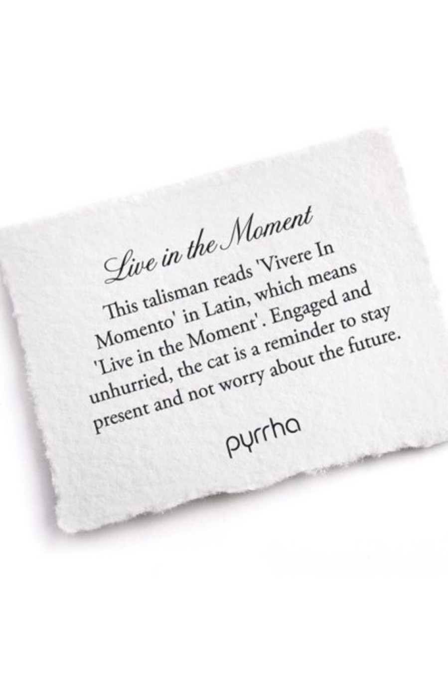 PYRRHA Pyrrha Live In The Moment Talisman In Silver 18 | Accessories