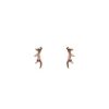 Mimi & Marge Mimi & Marge Small Antler Stud Earring In Rose Gold | Accessories