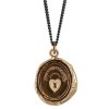 PYRRHA Pyrrha Heart Lock Talisman In Bronze 18 | Accessories