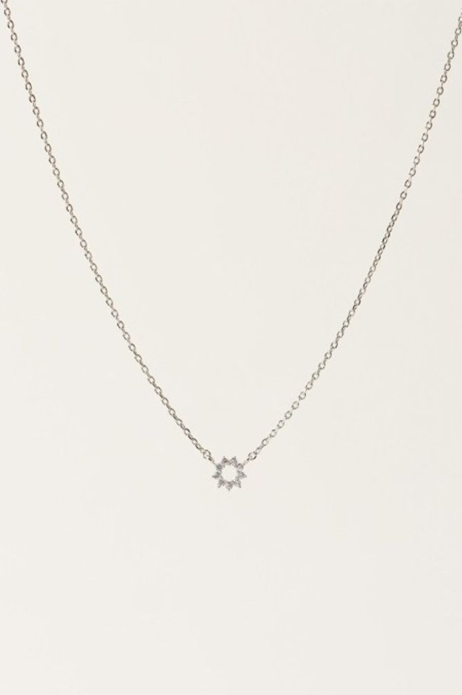 Lover's Tempo Lover'S Tempo Halo Mini Necklace In Silver | Accessories