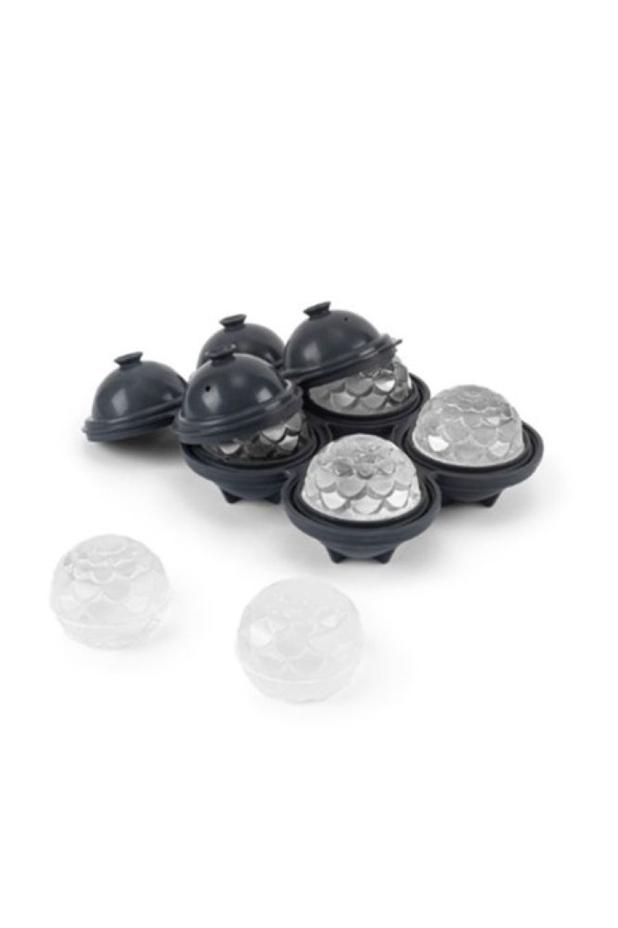 W&P DESGIN W&P Petal Ice Mold In Charcoal | Home Decor