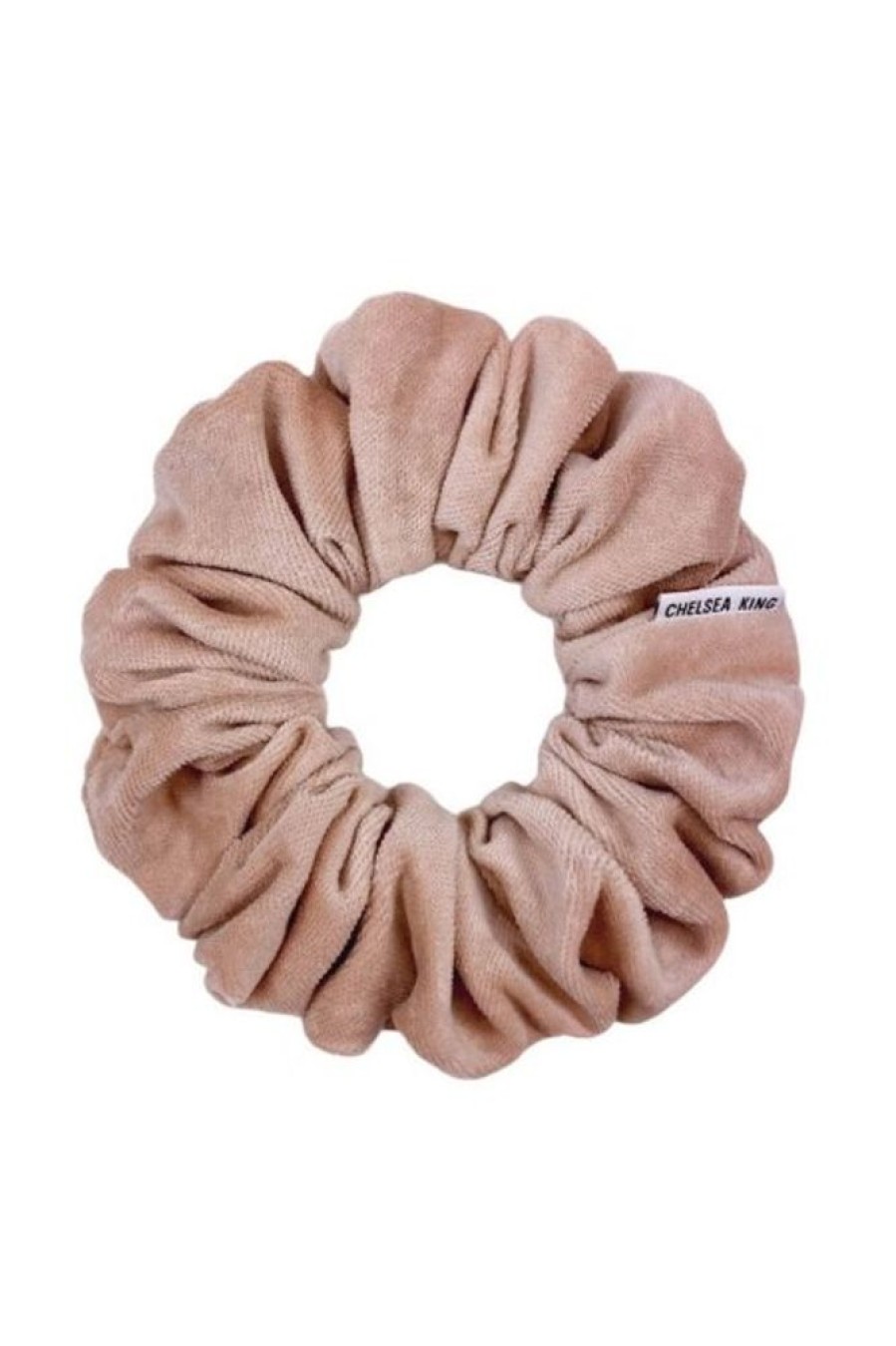 Chelsea King Chelsea King Natural Velvet Scrunchie In Blush | Beauty