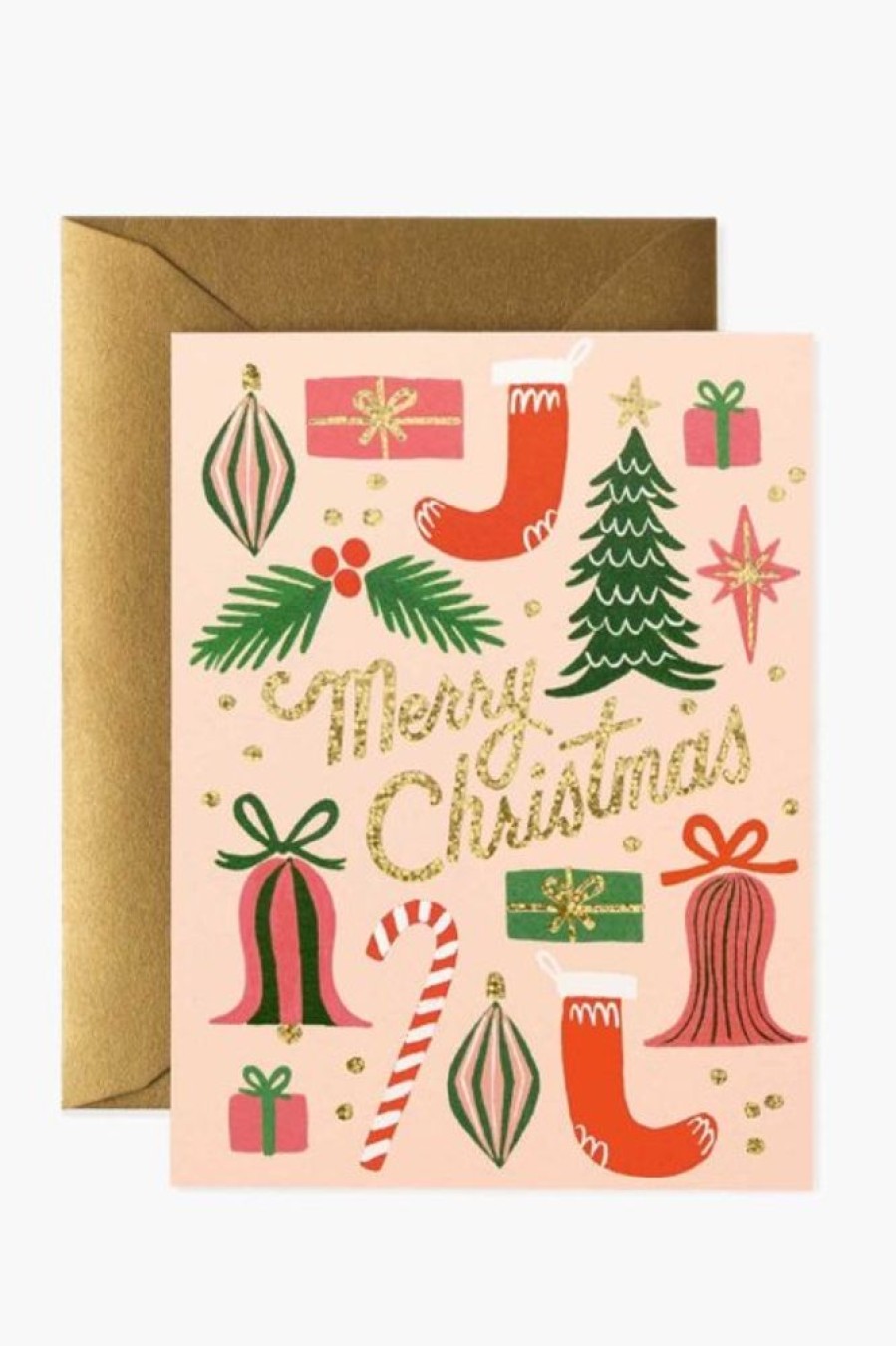 Rifle Paper Co Rifle Paper Co. Deck The Halls Christmas Card | Office