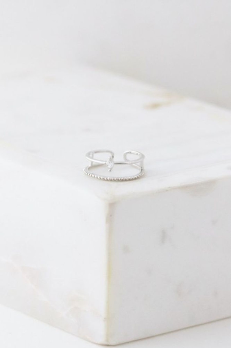 Lover's Tempo Lover'S Tempo Marquise Ring In Silver | Accessories