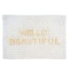 Indaba Trading Indaba Hello Beautiful Bath Mat | Home Decor