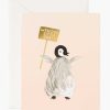 Rifle Paper Co Rifle Paper Co. Welcome Penguin Card | Office