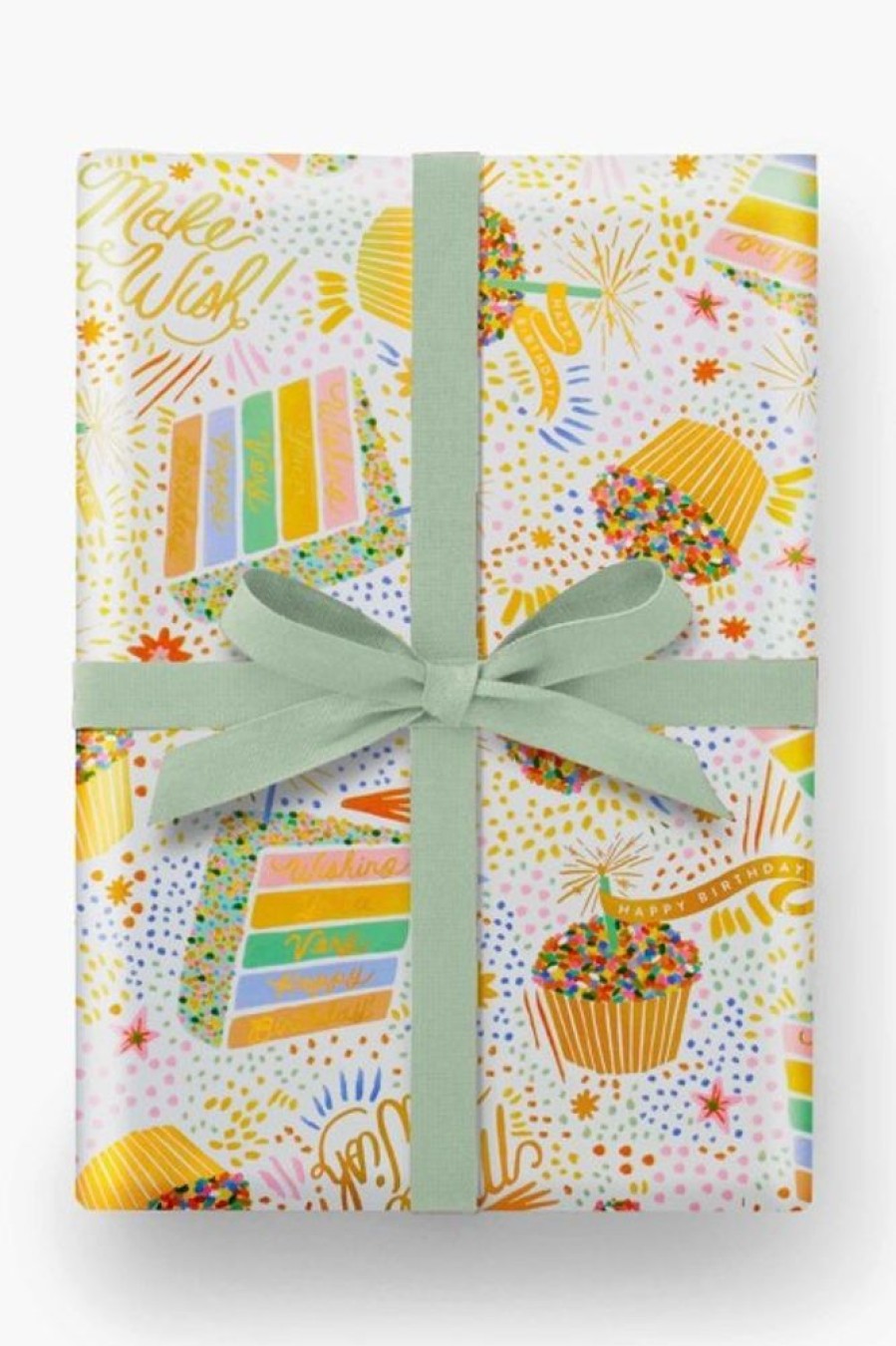 Rifle Paper Co Rifle Paper Co. Birthday Cake Continuous Roll Wrap | Office