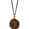 PYRRHA Pyrrha Lead With Your Heart Talisman In Bronze 18 | Accessories