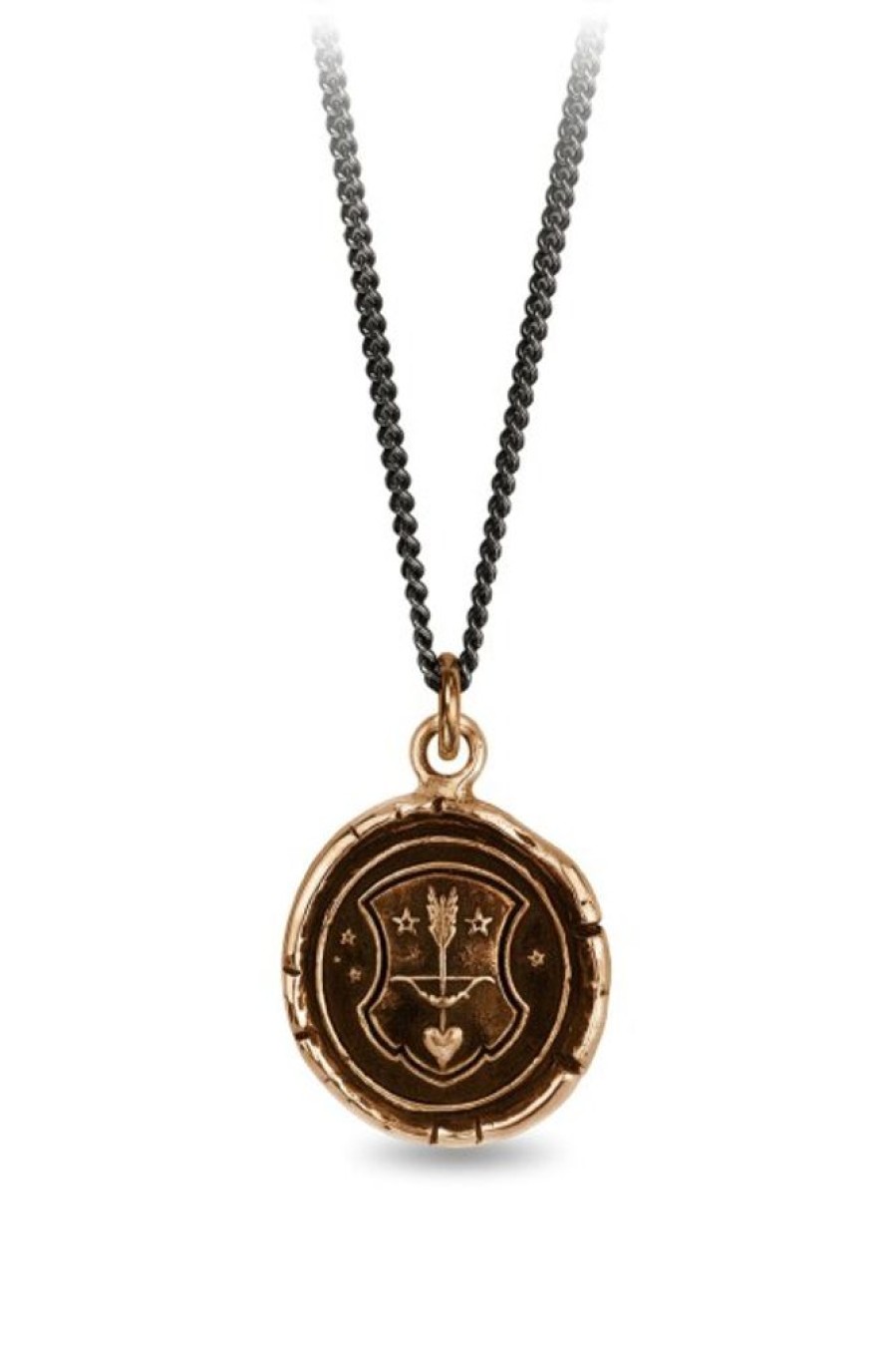 PYRRHA Pyrrha Lead With Your Heart Talisman In Bronze 18 | Accessories